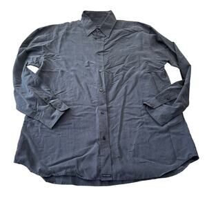 Ted Baker Blue Gray Storm Button-Down Shirt 
Size 4 / US LargE